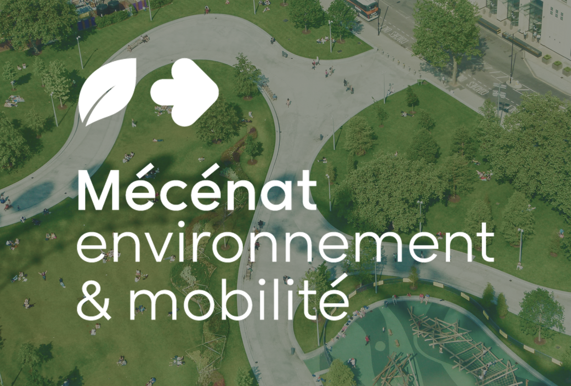 Logo du fonds mécénat Environnement & Mobilité du Crédit Agricole d'Ile-de-France